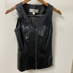 Blink by Danier Leather Black Leather Vest